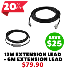12m Extension Lead + 6m Extension Lead