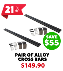 Grand Tourer RTT - Pair of Alloy Cross Bars