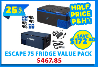ESCAPE 75 FRIDGE VALUE PACK