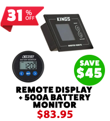 Premium Inverter Remote Display + 500A Battery Monitor With Shunt