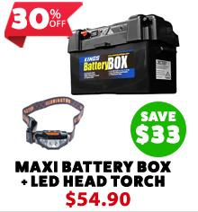 Maxi Battery Box + Illuminator LED Head Torch