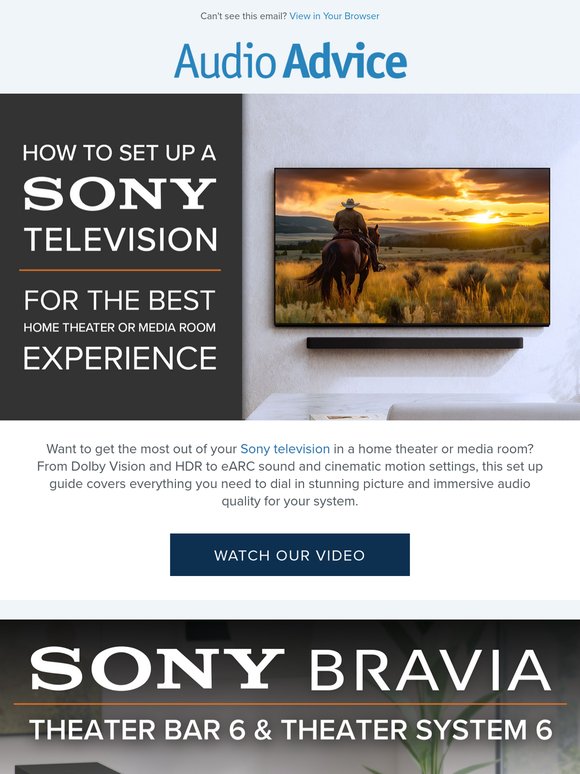 💡How to Set Up a Sony TV for the Best Home Theater or Media Room Experience
