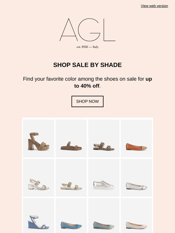 Shop sale by shade
