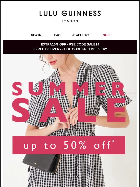 Now up to 50% off  + extra 10% off 💋