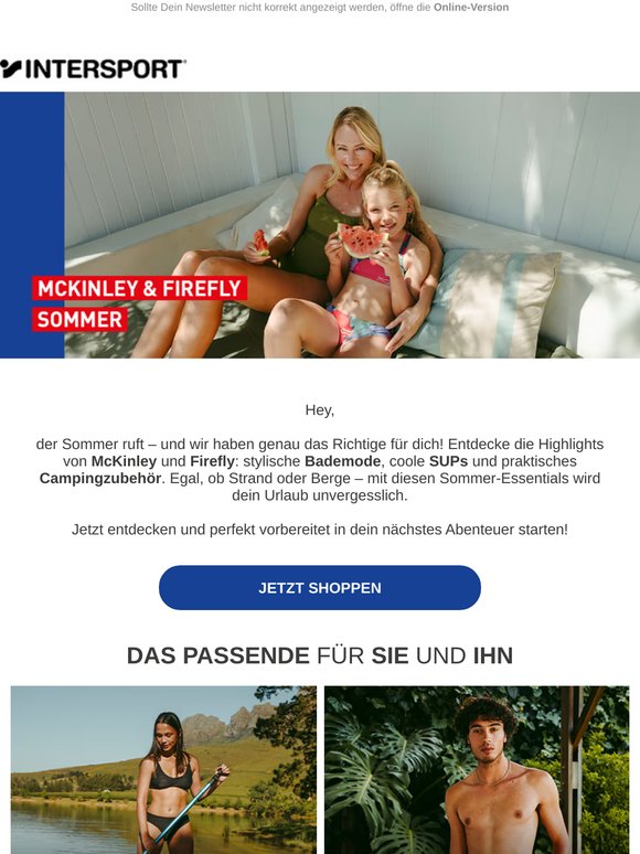 Sommer starten – mit den Must-haves von McKinley & Firefly!