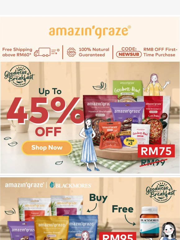 Up to 45% Off Breakfast Bundles