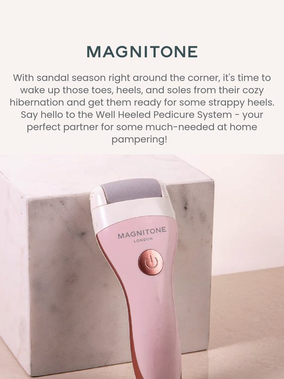 Your answer to perfectly pampered feet…