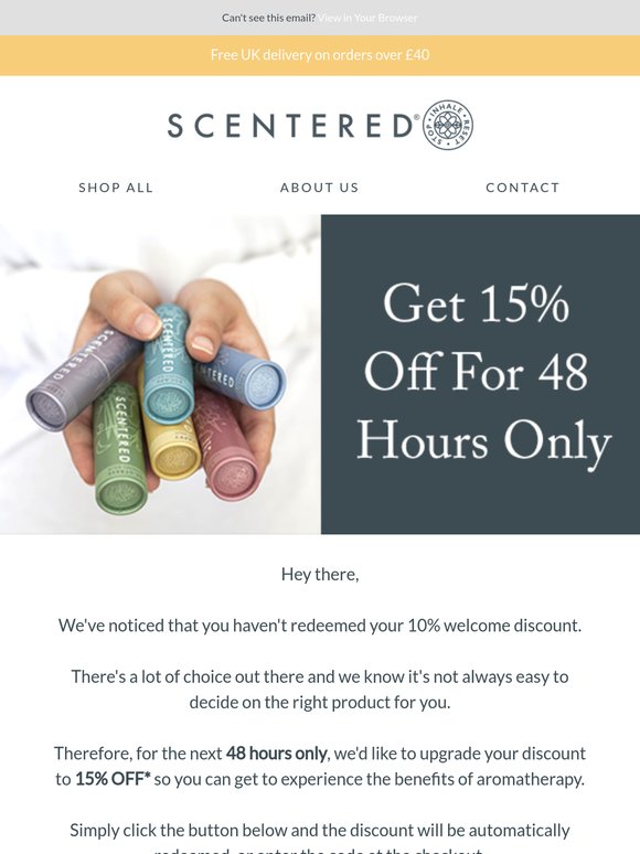 There's been an upgrade to your discount!