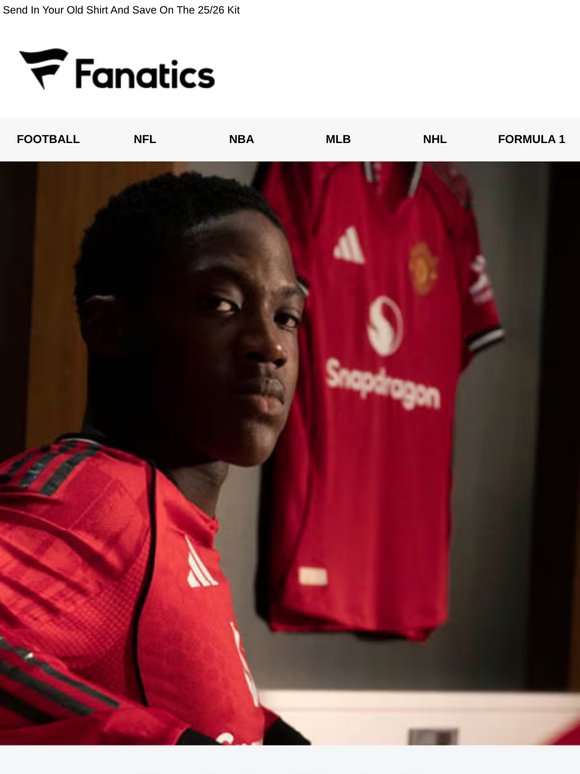 Old Shirt Out. Up To £15 Off The New One