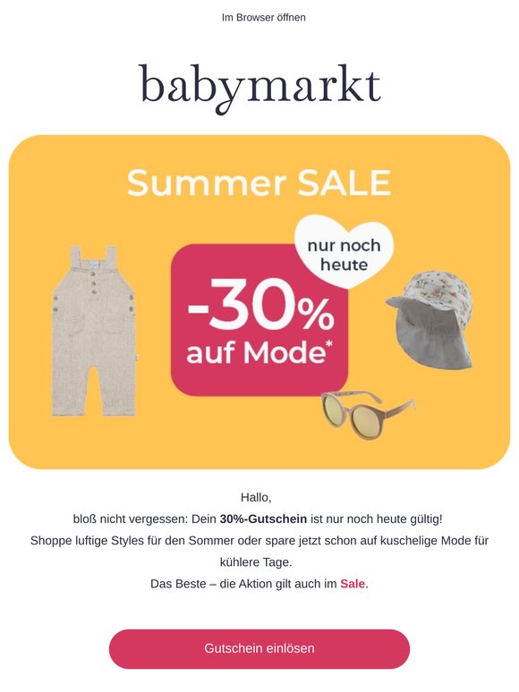 Schon gesehen? 😍 Dein 30% Mode-Gutschein
