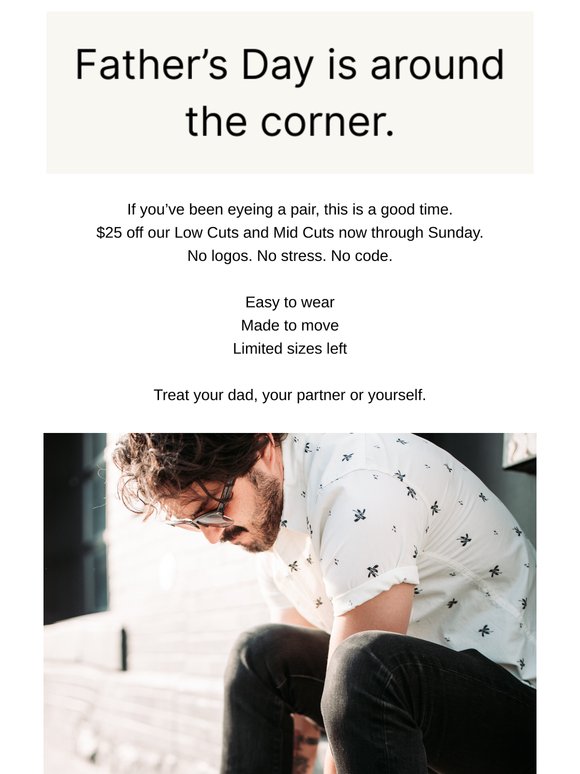 For the guy who keeps it simple.