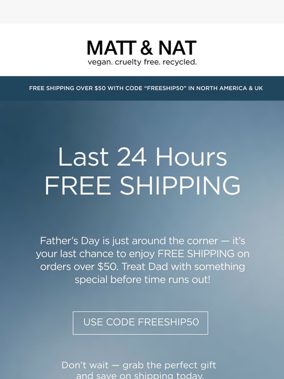 Last Chance: Free Shipping Ends in 24 Hours!