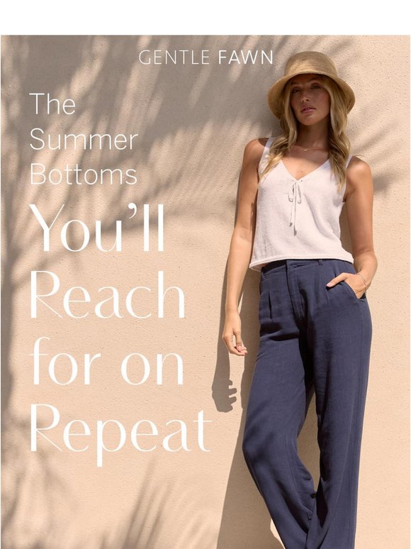 Breezy, Cool, Effortless: Meet Your Summer Pants