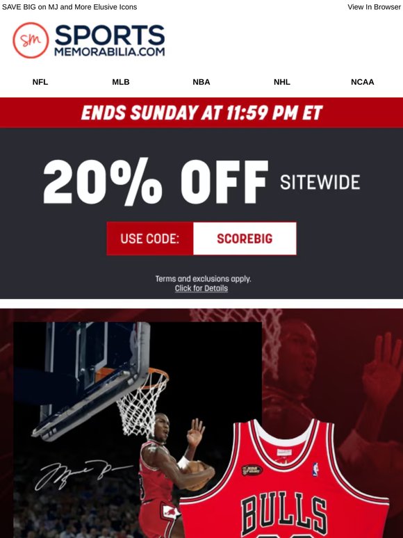 20% OFF- Michael Jordan Collection Has Landed