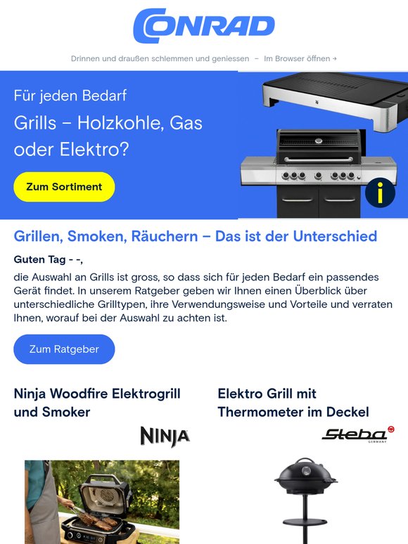 🧊 Abkühlung für heisse Tage | Grills aller Arten für Ihr nächstes Fest!