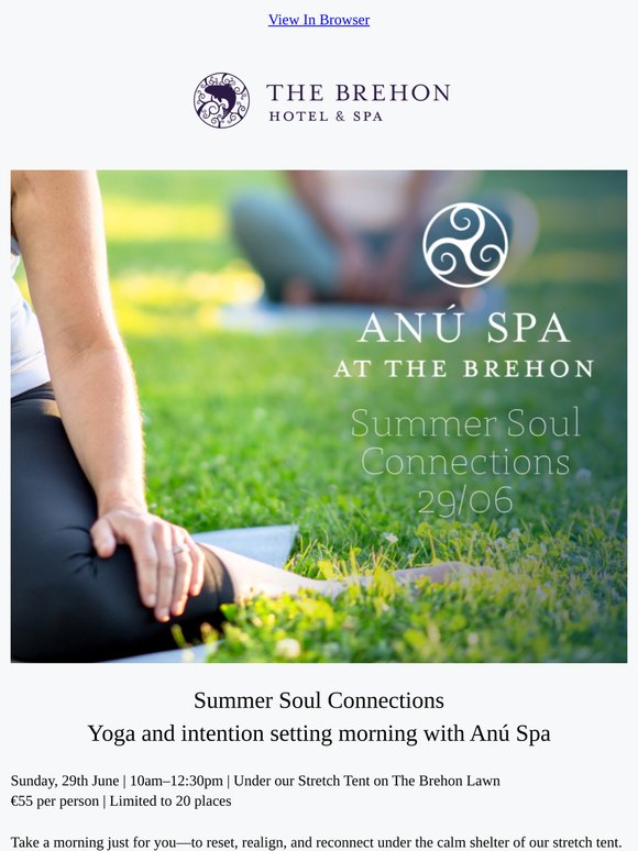 Yoga morning with Anú Spa