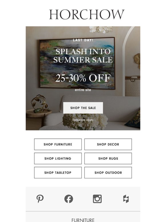 Last day for up to 30% off sitewide!