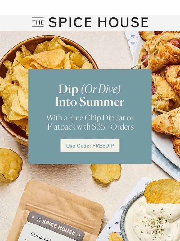 Chip Dip is FREE This Weekend Only!