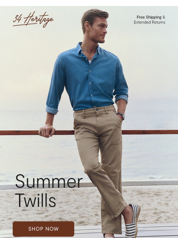 Lightweight Comfort in Twills