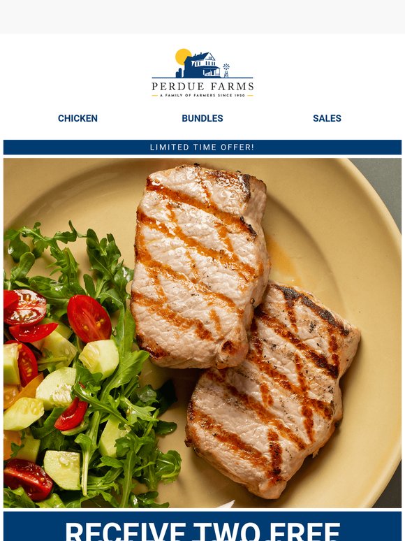 💥FLASH SALE: Free Boneless Pork Chops