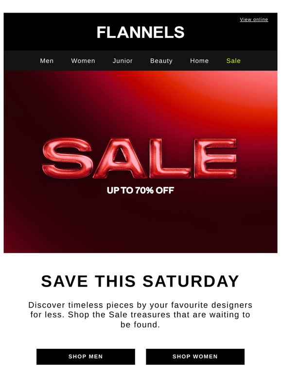 SALE this way..