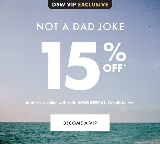 15% off - Become a Vip
