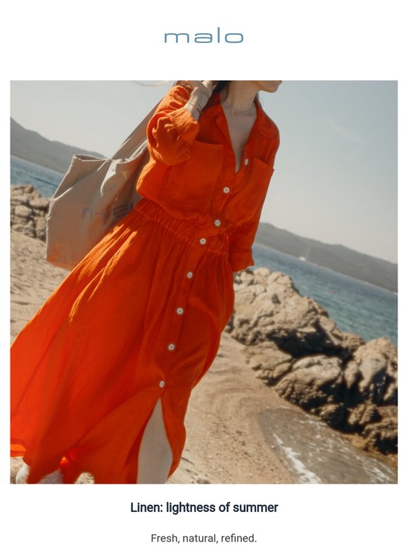 Linen: lightness of summer