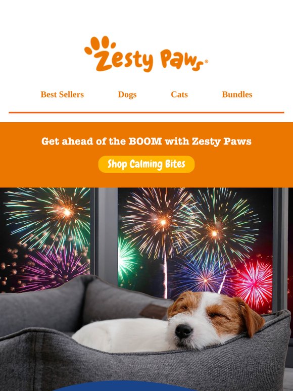 🎆 Keep your pup calm this 4th of July!