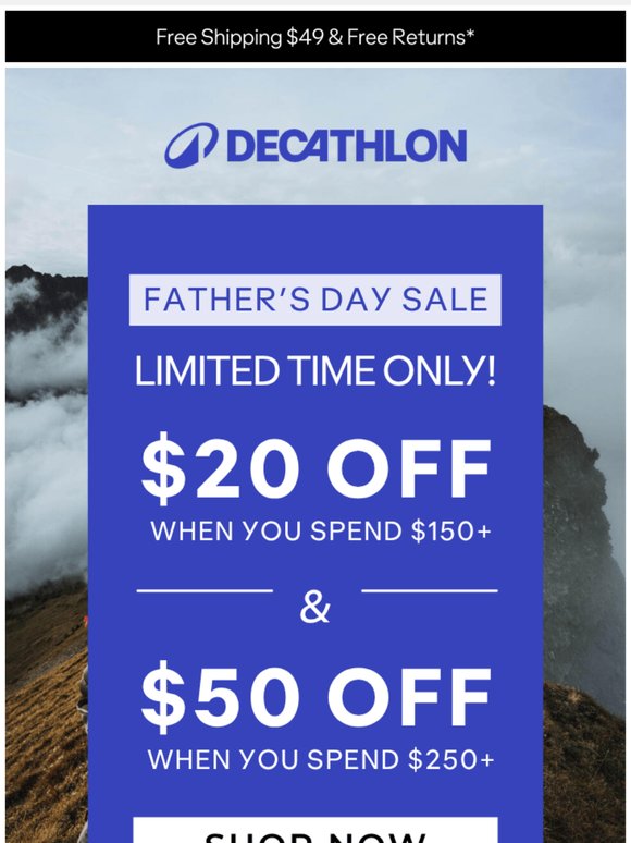 Limited Time: Father's Day Sale!