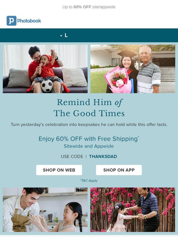Turn Dad’s Moments Into Keepsakes