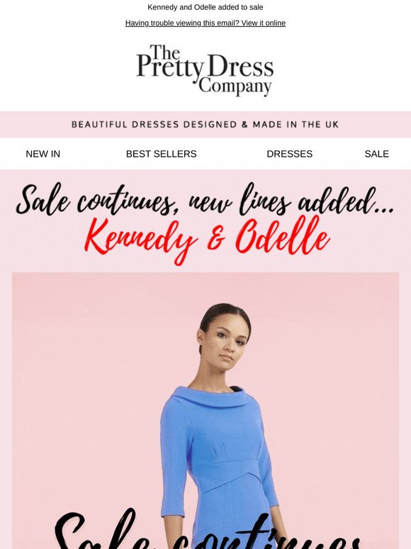 Sale continues – New Lines Added – Kennedy & Odelle