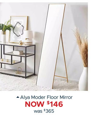 Alya Moder Floor Mirror