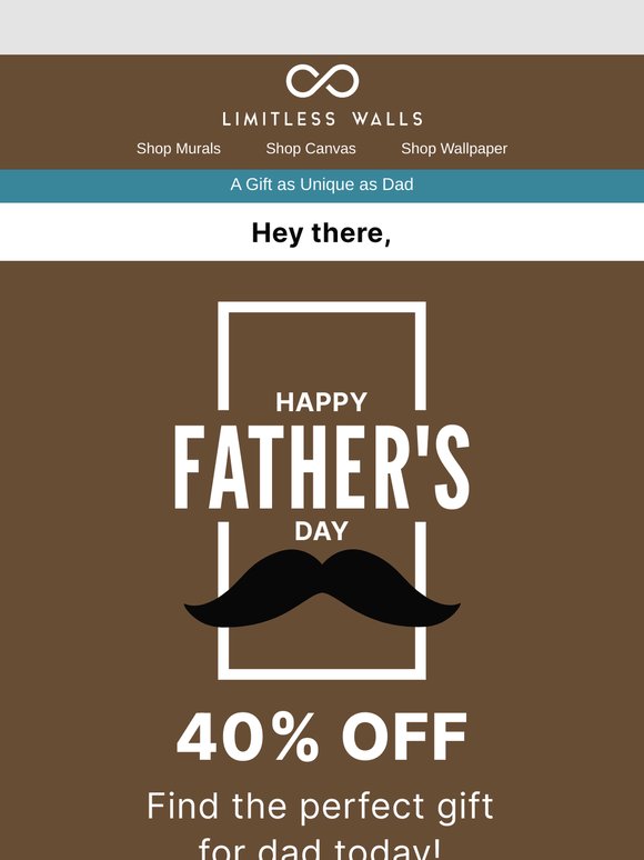 Happy Father’s Day – Here’s 40% Off Just for Him