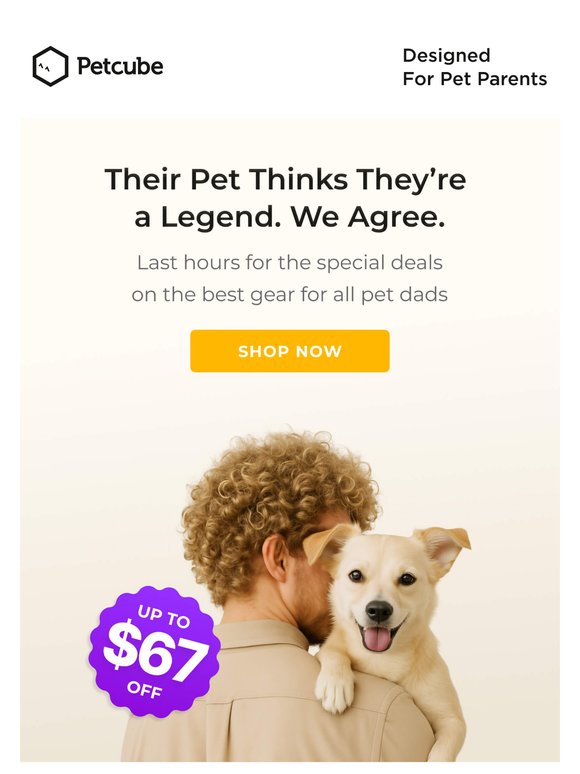 This isn’t a typical Father’s Day email