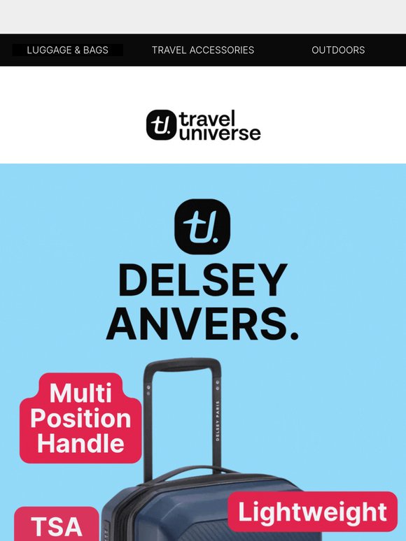💼 Delsey Anvers Has Arrived!