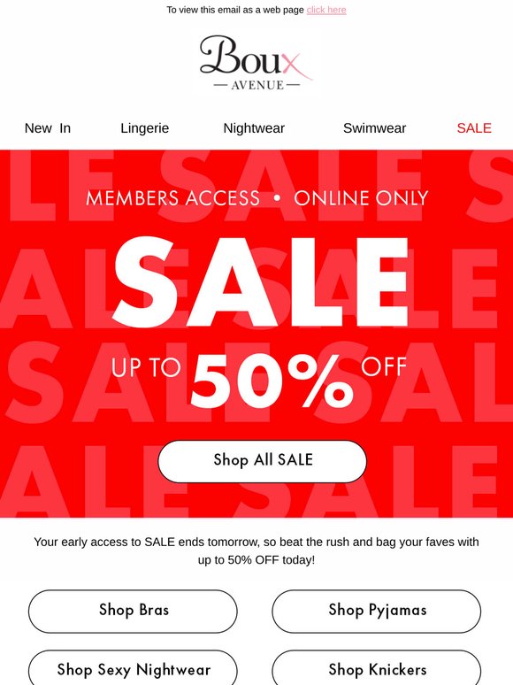 Hurry! SALE early access ends tomorrow