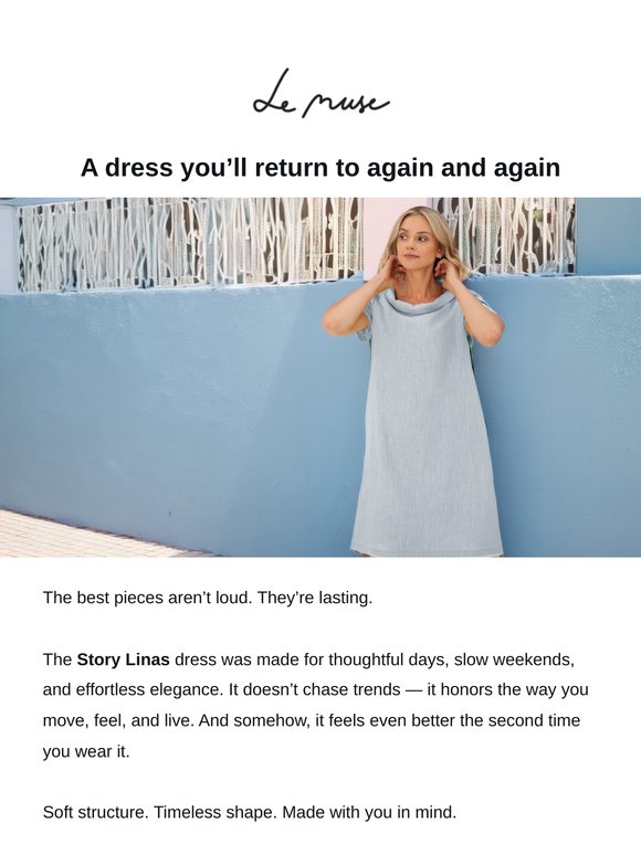 When style and softness speak the same language