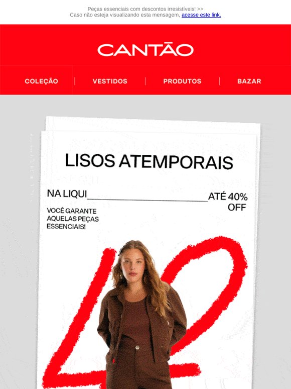 Lisos na Liqui com até 40% OFF!