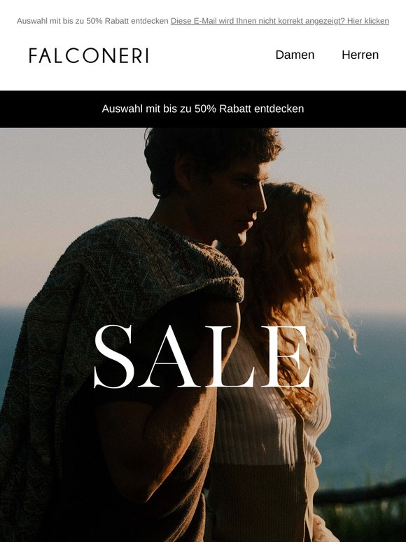 Sale Start - bis zu 50% Rabatt