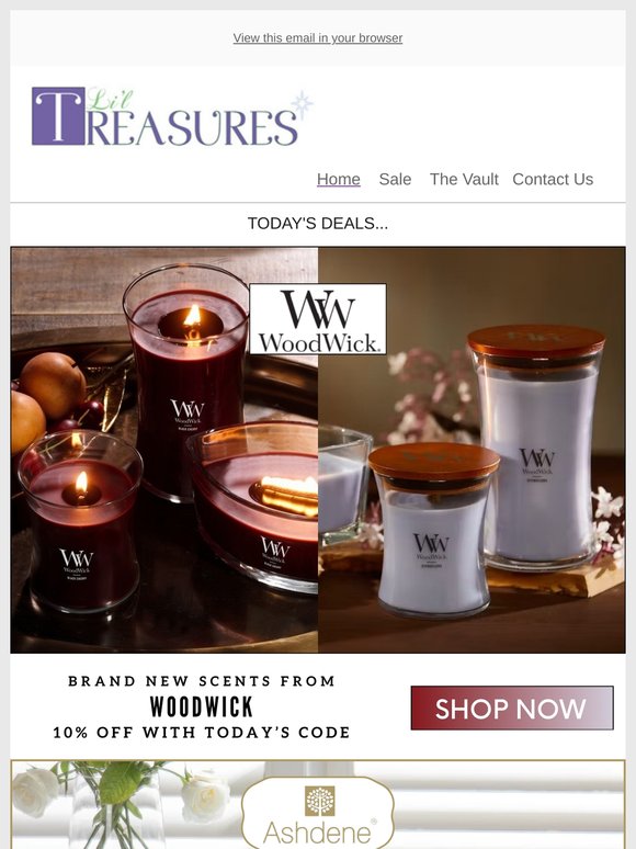 On Sale Tonight 💜 Woodwick | Ashdene | ABC Kids | Thermos
