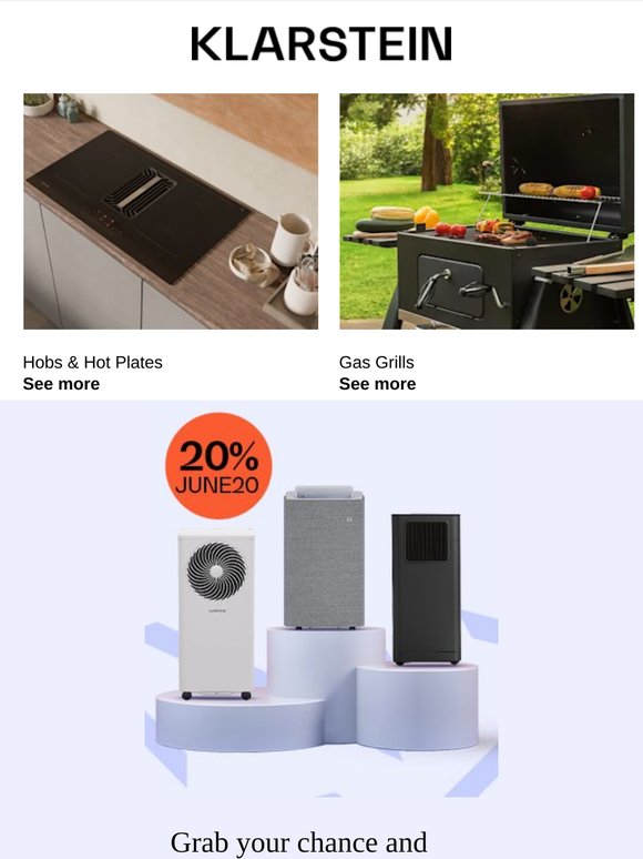 For a limited time: everything is 20% off!