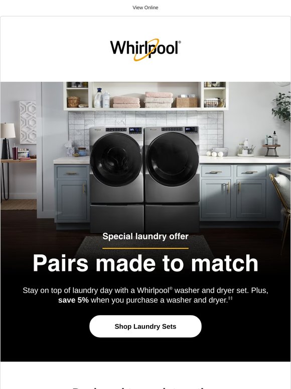 Still shopping for laundry sets?