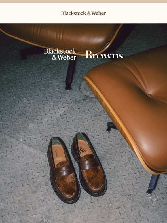 Now Available | Blackstock & Weber for Browns Fashion