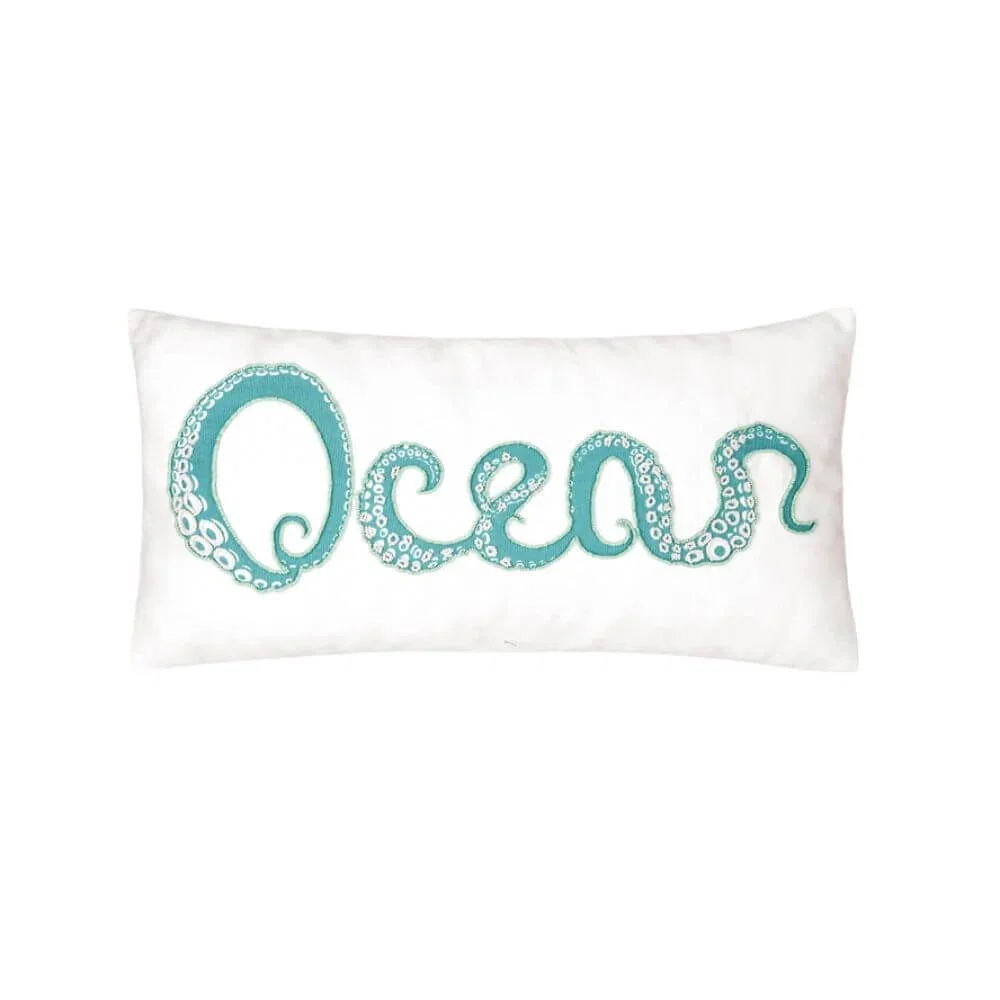 Image of Octopus Ocean Throw Pillow