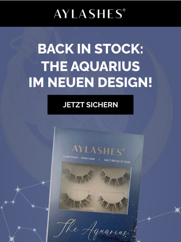 ♒The Aquarius ist wieder da – jetzt im neuen Look!