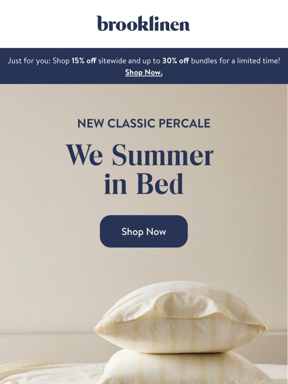 Looking for New (and cool) sheets for Summer?