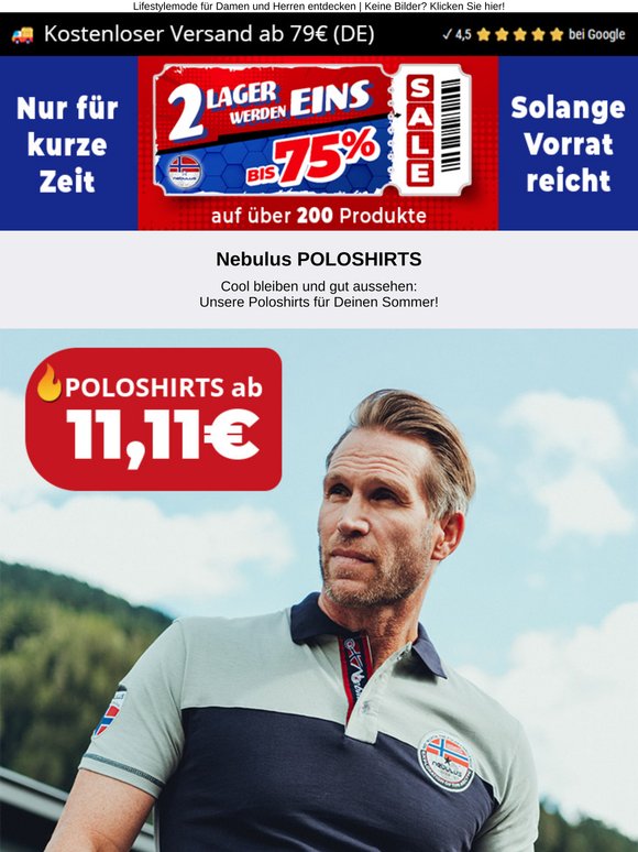 Sommerlook komplett: Poloshirts & Cargos ab 11,11 €