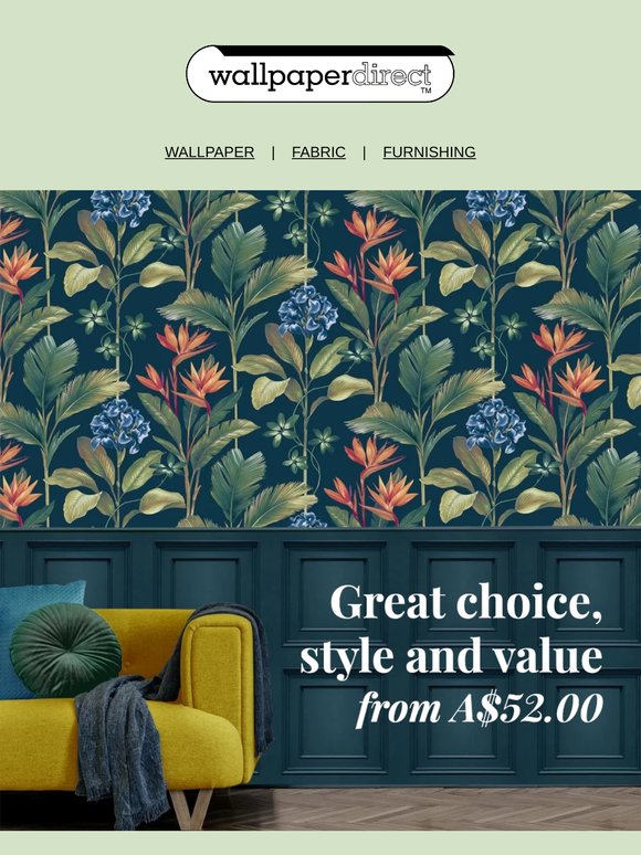 Great value wallpaper - from A$52.00! 😍