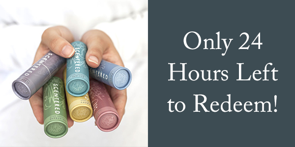 Only 24 hours left to redeem 15% off!