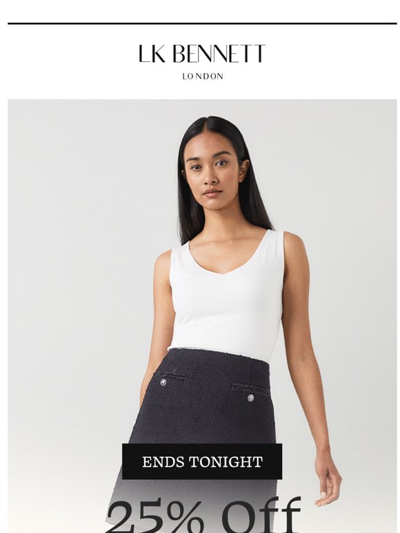 Ends Tonight | 25% Off Over 300 Styles